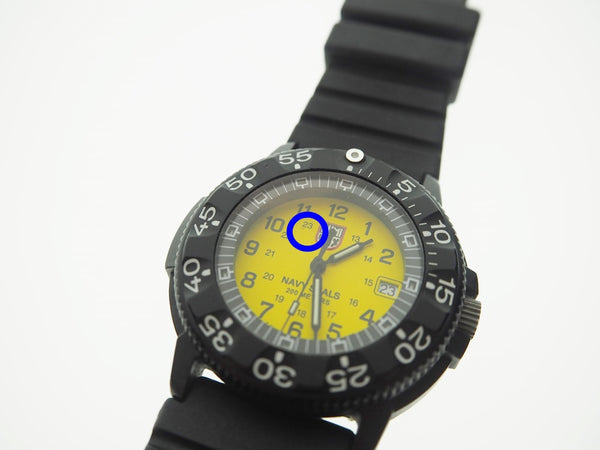 ルミノックス LUMINOX series3000 NAVY SEALS ネイビーシールズ アナログ ブラック×イエロー ラバーベルト メンズ腕時計イエロー 101watch-24
