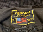 バンソン VANSON 刺繍ロゴ ジャケット アウター 黒  2XL ジャケット ロゴ ブラック 3Lサイズ 101MT-1797