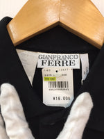 GIANERANCO FERRE ジャンフランコフィレ 長袖 ポロシャツ 新品 タグ付き サイズ46