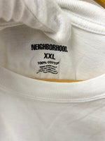 ネイバーフッド NEIGHBORHOOD Above All Others.  ビッグサイズ バックロゴ  Tシャツ プリント ホワイト 3Lサイズ 201MT-1515