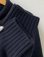 シュタイン stein EX FINE LAMBS LOOSE HIGH NECK KNIT LS ラムウール ハイネック ニット ST.192 セーター 無地 ネイビー Sサイズ 201MT-1045