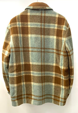 ウールリッチ WOOLRICH Lined Blue and Brown Plaid Zip Jacket TALON ジップ 25026 ジャケット チェック マルチカラー Lサイズ 201MT-1924