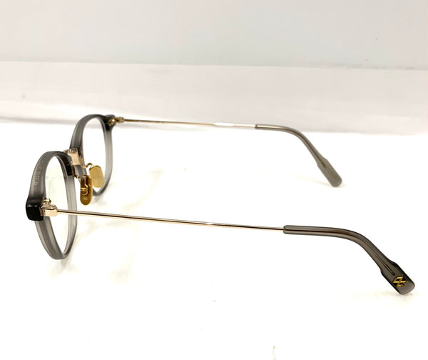 【中古】オージー バイ オリバーゴールドスミス OG × OLIVER GOLDSMITH 眼鏡・サングラス 眼鏡 無地 グレー 201goods-240