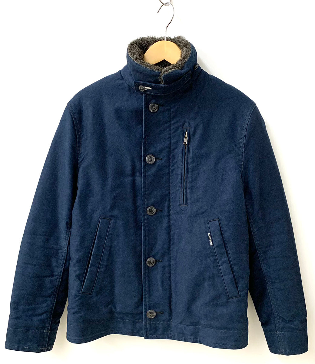 美品 希少 BLUE BLUE ウール ボア デッキ ジャケット L - www.north 