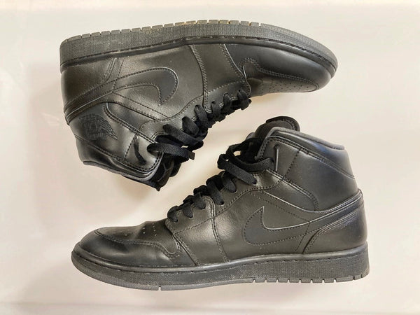 ジョーダン JORDAN NIKE AIR JORDAN 1 MID BLACK/DARK GREY ナイキ エアジョーダン 1 ミッド ブラック/ダークグレー ブラック系 黒 シューズ 554724-021 メンズ靴 スニーカー ブラック 28cm 101-shoes840