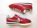 NIKE CORTEZ BASIC PREM QS ナイキ コルテッツ ベイシック プレミアム GYM RED/GYM RED-WHITE-METALLIC SILVER-BLACK レッド 赤 箱付き エナメル スニーカー 靴 シューズ メンズ サイズ28.5cm 819721-600 (SH-517)