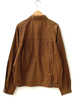 ヒデヒコ ヤマネ HIDEHIKO YAMANE スイングトップ ジップアップ サイズ42 刺繍 ジャケット 総柄 ブラウン 201MT-1332