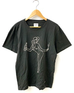 ワコマリア WACKO MARIA GUILTY PARTIES 女 ガール 日本製 Tシャツ プリント グレー Mサイズ 201MT-1456