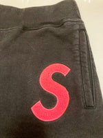 シュプリーム SUPREME S Logo Sweatpant 19AW シェニール S ロゴ スウェットパンツ ボトム ブラック系 黒  ボトムスその他 ロゴ ブラック Lサイズ 101MB-268