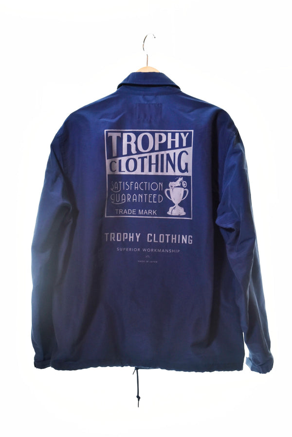 トロフィークロージング TROPHY CLOTHING Box Logo Spring Warm Up Jacket ボックスロゴ スプリング ウォームアップ ジャケット 青 40 ジャケット ロゴ ブルー Lサイズ 103MT-14