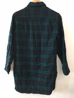 PENDLETON 70～80年代　ウールチェックシャツ　サイズ16　グリーン系