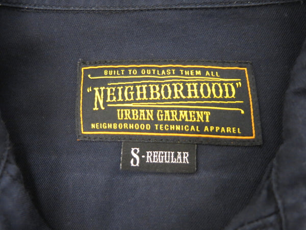 NEIGHBORHOOD ネイバーフッド 半袖シャツ ボーリングシャツ 刺繍 ネイビー 紺 ブラック ポケット トップス 半袖 シャツ made inJAPAN 日本製 サイズS 111CONH-SHM04 メンズ (TP-706)