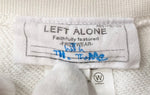 レフト アローン LEFT ALONE トップス トレーナー クルーネック 刺繍 プリント ホワイト系 白 スウェット 刺繍 ホワイト Lサイズ 101MT-886