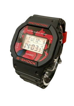 ジーショック G-SHOCK CASIO カシオ NISHIKIGOI 錦鯉 鯉 ブラック系 黒 時計 DW-5600JK-1JR メンズ腕時計101watch-36