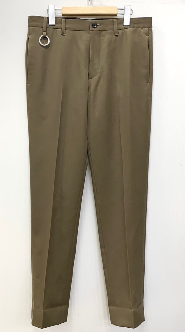 ティーエイチプロダクツ th products LOWITT  Slim Tailored Pants  2002-P02-M202 スラックス 無地 カーキ 46サイズ 201MB-531