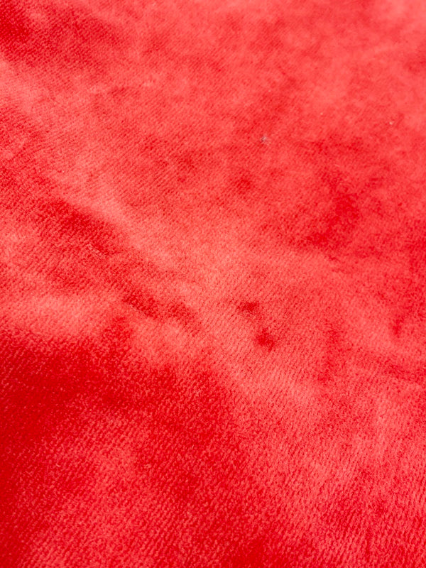 シュプリーム SUPREME HYSTERIC GLAMOUR Velour Track Jacket Red ヒステリック グラマー ベロア ジャージ 赤 ジャケット ロゴ レッド Lサイズ 101MT-1842