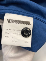 ネイバーフッド NEIGHBORHOOD B&C/C-SHIRT.SS ショートスリーブシャツ チェック 半袖 青 トップス 半袖シャツ チェック ブルー Sサイズ 101MT-1693