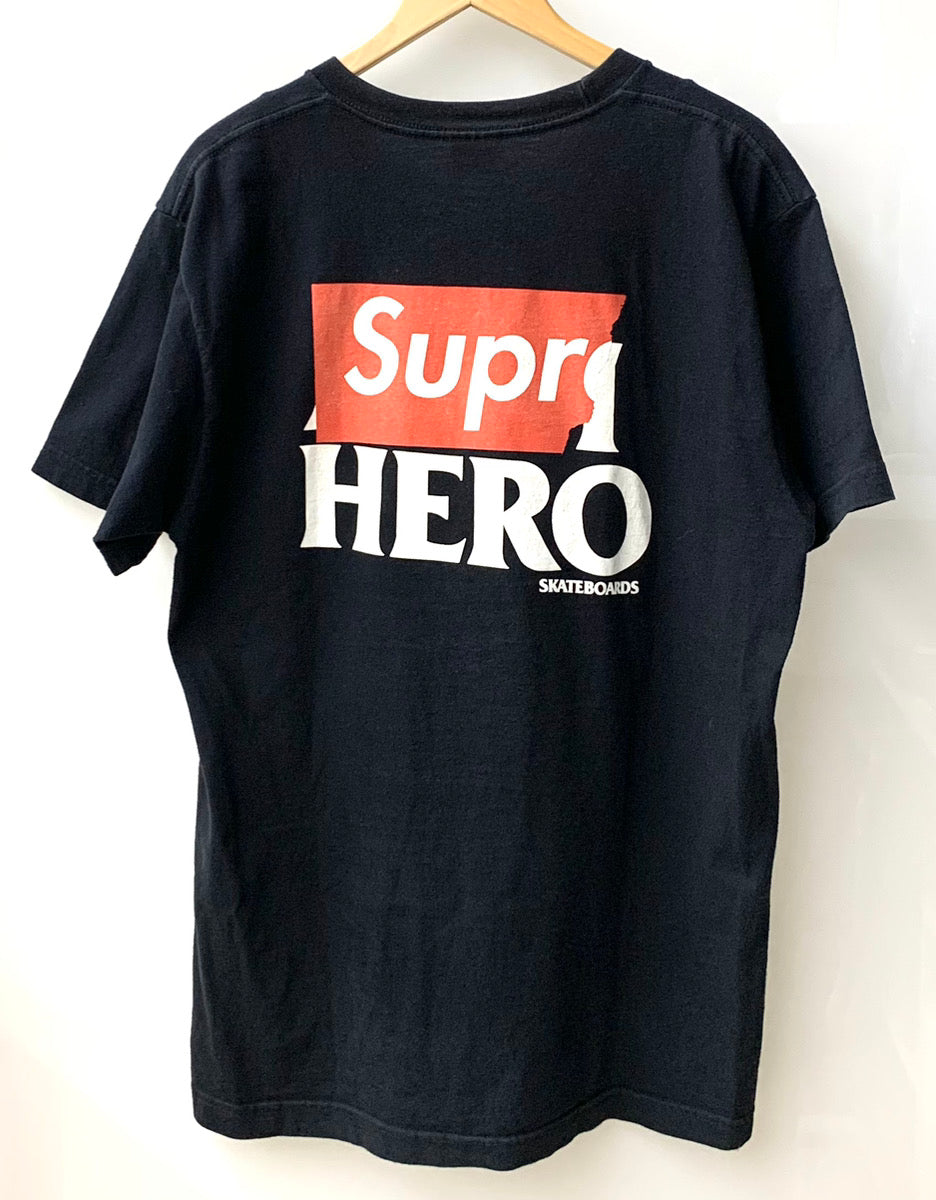 シュプリーム SUPREME 14SS ANTI-HERO Logo Pocket Tee Tシャツ ロゴ ブラック Lサイズ 201MT-2101