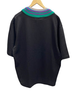 カラー kolor kolor BEACON C Tops Pe 鹿の子Tシャツ 半袖 トップス ロゴ 黒 Made in JAPAN 22SCL-T03202 サイズ 3 トップスその他 ワンポイント ブラック 101MT-1965