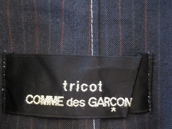 tricot COMME des GARCONS トリコ コムデギャルソン ジャケット AD1998 ストライプ ネイビー系 メンズ レディース TJ-100200 (TP-709)