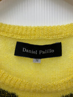 ダニエルパリッロ Daniel Palillo UNISEX KNITWEAR EYE KNIT SWEATER  セーター キャラクター イエロー Mサイズ 201MT-203