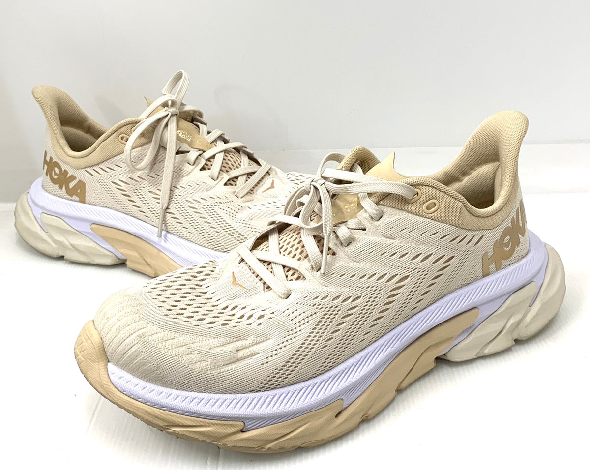 ホカオネオネ HOKA ONE ONE ローカットスニーカー F27220G メンズ靴 スニーカー ロゴ ベージュ 27.5cm  201-shoes524