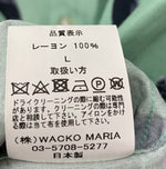 ワコマリア WACKO MARIA ボブ・マーリー BOB MARLEY アロハシャツ 半袖シャツ プリント グリーン Lサイズ 201MT-1861
