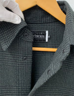 エレファントトライバルファブリックス elephant TRIBAL fabrics 19-20AW 千鳥格子柄 スナップボタン 日本製 EA-WS1906 ジャケット 総柄 グレー Sサイズ 201MT-845