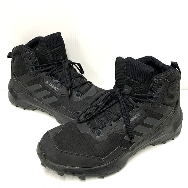 アディダス adidas TERREX AX4 MID GTX 軽量 防水 ゴアテックス FY9638 メンズ靴 スニーカー ロゴ ブラック 201-shoes563