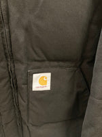 カーハート Carhartt BROOKE JACKET 中綿ジャケット アウター 上着 フーディ ジップアップ 黒 ジャケット 無地 ブラック Lサイズ 101MT-1927