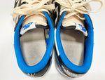 ジョーダン JORDAN Travis Scott × Fragment × Nike Air Jordan 1 Low OG SP Military Blue トラヴィススコット × フラグメント × ナイキ エアジョーダン1 ロー OG SP ミリタリーブルー 白×黒×青 DM7866-140 レディース靴 スニーカー ホワイト 23.5cm 101-shoes1215