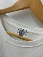 エムアンドエム M&M 20SS ロゴ プリント クルーネック Tee Tシャツ 刺繍 ホワイト LLサイズ 201MT-1343