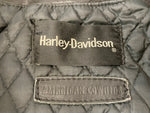 ハーレーダビットソン Harley Davidson シングル ライダース ブラック系 黒 AMERICAN COWHIDE  サイズ36 ジャケット 無地 ブラック 101MT-1266