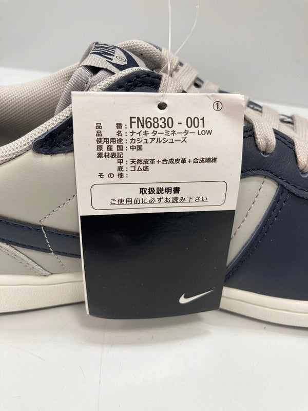 ナイキ NIKE TERMINATOR LOW GRANITE/DARK OBSIDIAN-SAIL ターミネーター ロー ネイビー FN6830-001 メンズ靴 スニーカー グレー 28.5cm 101-shoes1404