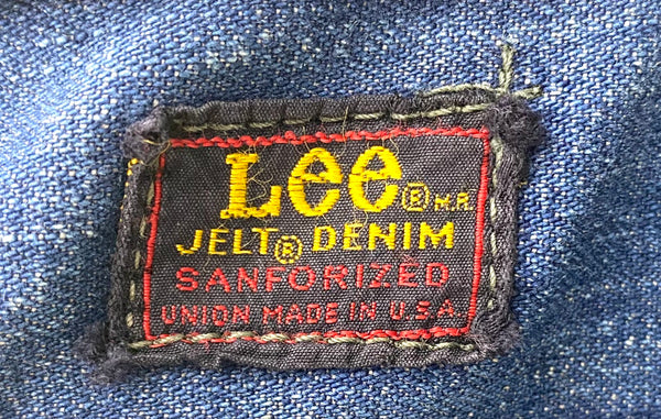 リー Lee 60s ～70sビンテージ ペインターパンツ デニム 無地 ネイビー 201MB-510