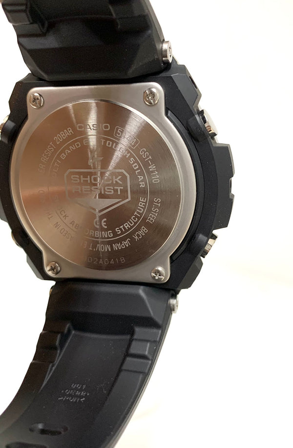 ジーショック G-SHOCK カシオ CASIO G-STEEL   GST-W110-1AJF メンズ腕時計ブラック 105watch-08