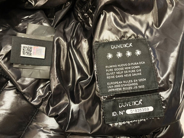デュベティカ DUVETICA DOWN JACKET HYDROGEN BY DUVETICA ハイドロゲン ダウン コート アウター ドクロ ライン ブラック系 黒  サイズ50 ジャケット スカル ブラック 101MT-1420