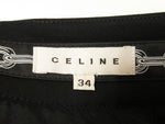 CELINE セリーヌ ミニ スカート レディース ブラック size 34