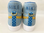 ナイキ NIKE SB ZOOM BLAZER MID QS 2 SUPREME ズーム ブレイザー ミッド  シュプリーム デニム ハイカット ブルー系 青  DX8421-400 メンズ靴 スニーカー ブルー 27.5cm 101-shoes886