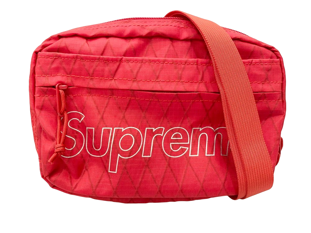 シュプリーム SUPREME Shoulder Bag 18AW Red プリントロゴ ウエストポーチ ショルダー レッド系 赤 バッグ メンズバッグ ショルダーバッグ・メッセンジャーバッグ ロゴ レッド 101bag-87