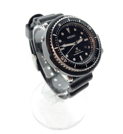 セイコー SEIKO SEIKO×LOWERCASE セイコープロスペックス ダイバーズ ラバーバンド アナログ ソーラー V147-0CA0 メンズ腕時計ブラック 101watch-27