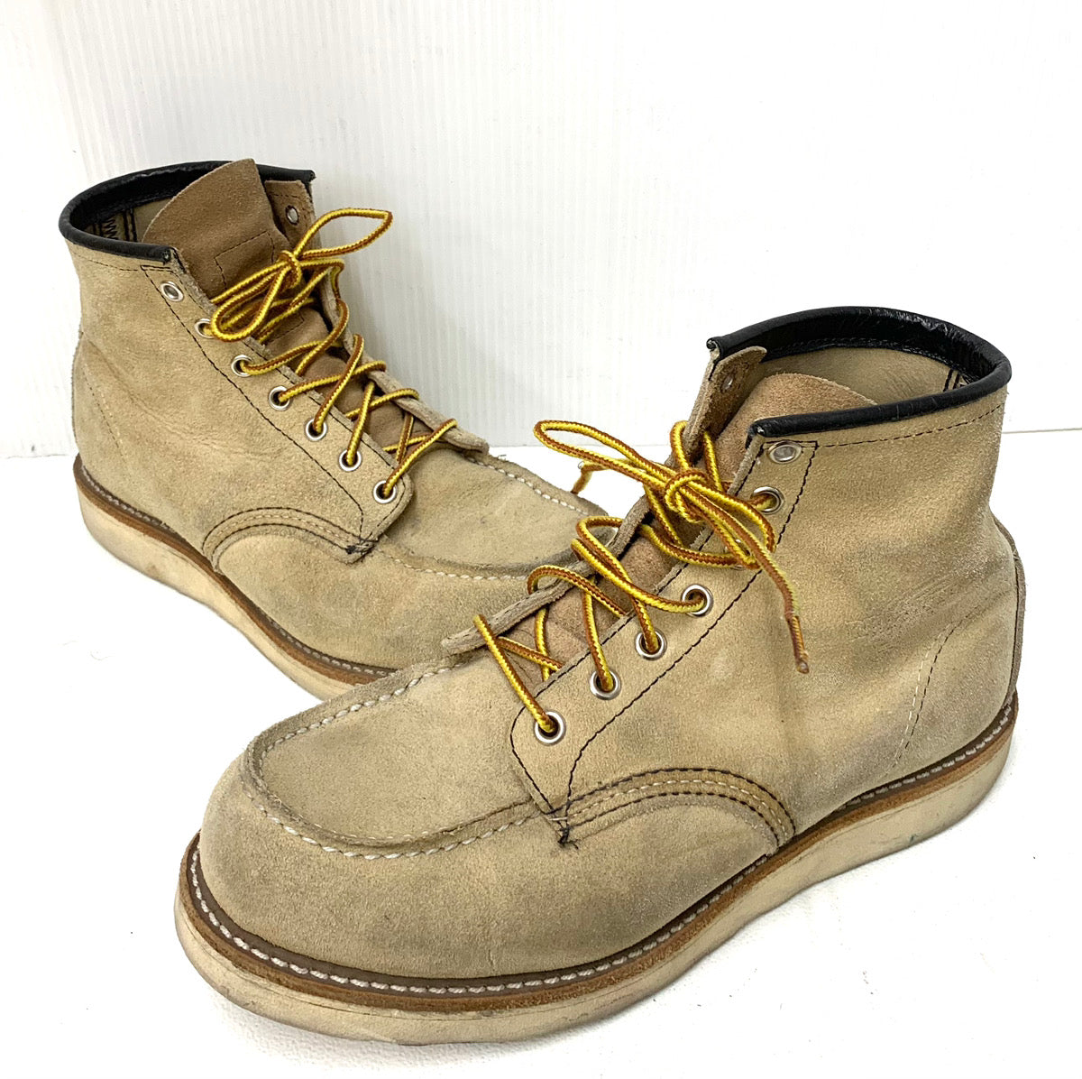 レッドウィング RED WING アイリッシュセッター IRISH SETTER 8173 8E メンズ靴 ブーツ ワーク ロゴ ベージュ  201-shoes627