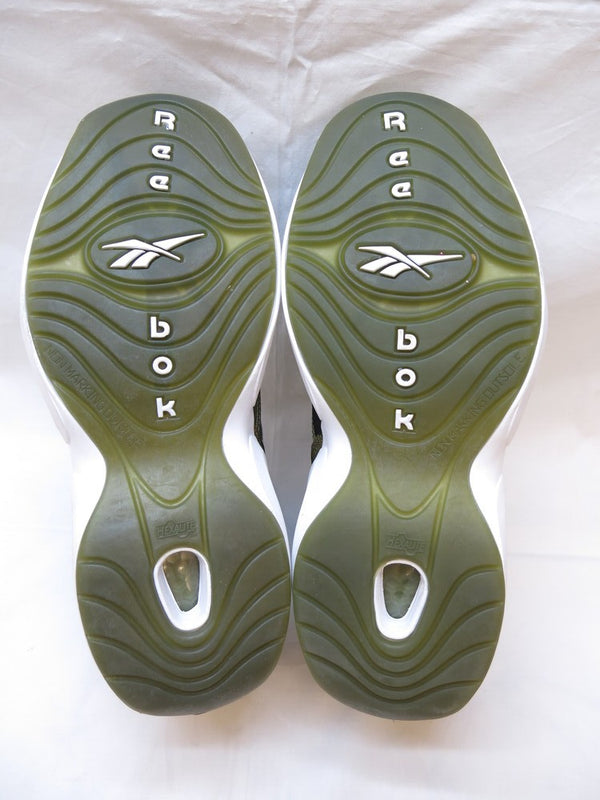 Reebok リーボック Reebok × A BATHING APE ア ベイシング エイプ コラボ QUESTION MID BAPE クエッションミッドベイプ カーキ グリーン 緑 スニーカー 靴 シューズ メンズ サイズ27cm BD4232 (SH-496)
