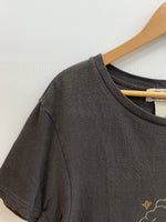 レミレリーフ REMIRELIEF Tシャツ Tシャツ プリント ブラウン Mサイズ 201MT-147