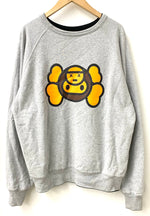 ア ベイシング エイプ A BATHING APE ベイプ BAPE × カウズ KAWS リバーシブル マイロ スウェット ブラック Lサイズ 201MT-1696