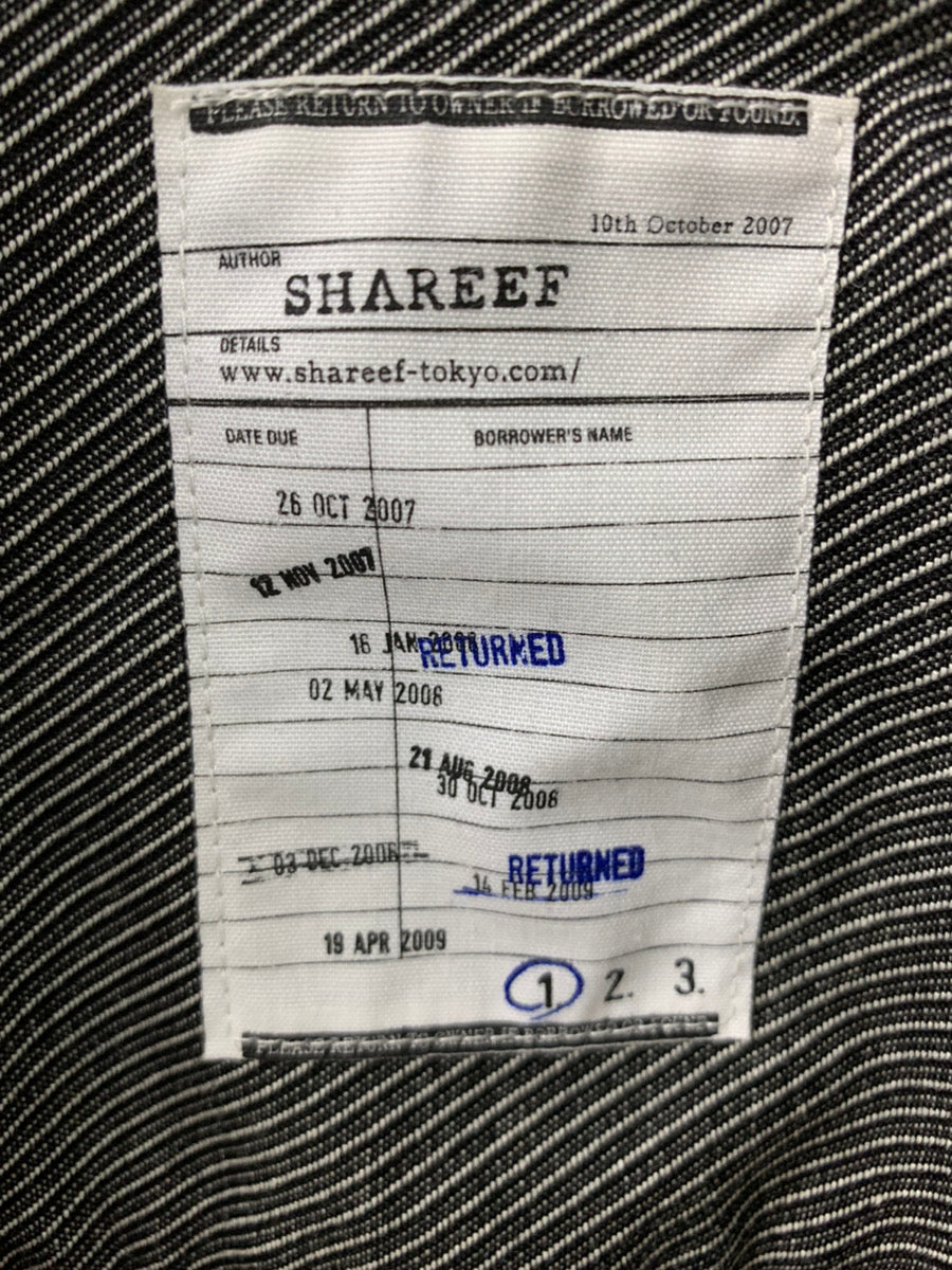 シャリーフ SHAREEF 19AW SHORT SHIRTS BLOUSON 19713038 ジャケット