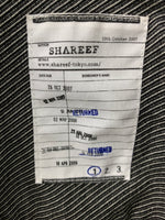 シャリーフ SHAREEF 19AW SHORT SHIRTS BLOUSON 19713038 ジャケット 無地 グレー Sサイズ 201MT-1717
