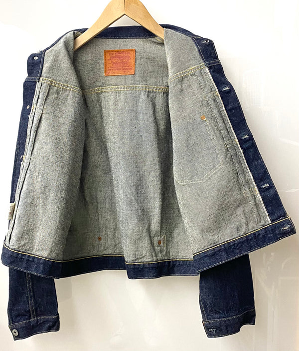 リーバイス Levi's 90's 1st デニムジャケット bigE 71506-XX ジャケット ロゴ ネイビー 201MT-2103