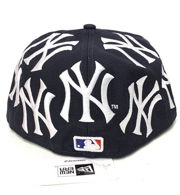 【中古】シュプリーム SUPREME ニューヨークヤンキース NewYork Yankees 21AW  G2708302021 帽子 メンズ帽子 ハット ロゴ ネイビー 201goods-230