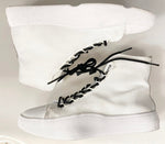 ヨウジ ヤマモト YOHJIYAMAMOTO アディダス adidas Y-3 BASHYO ハイカット ロゴ ホワイト系 白 シューズ  G25769 メンズ靴 スニーカー ホワイト 27cm 101-shoes788